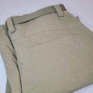 Free Soldier Hiking Stretch Pants Mens 38x32‎ Tan Nylon Belted Tactical Gear
